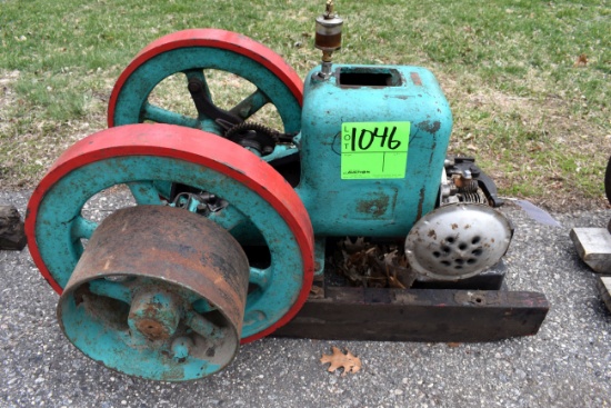 R&V (Root & Vandervoort) 1.5Hp Gas Engine, Oiler, SN:SR59336