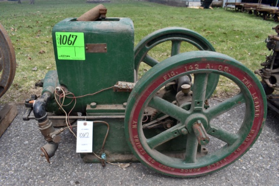 Leader 4HP Gas Engine, Spark Plug, Needs BAT Restored, SN:1929