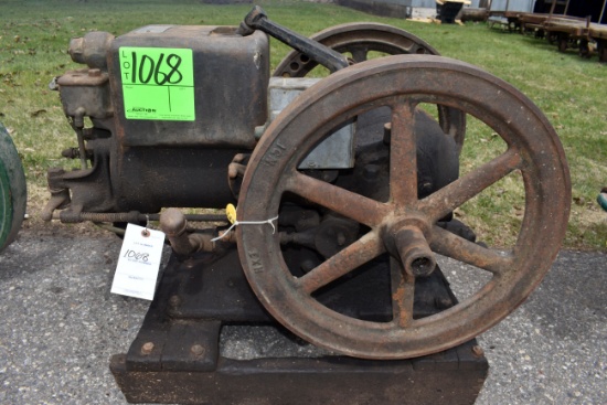 McCormick Deering IH Model M 1.5HP Gas Engine, WICO, Spark Plug, Original Condition, SN: 94746