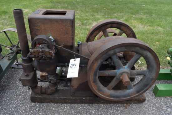 Lister 3HP Gas Engine, Webster Mag, Fuel Tank, SN:6902