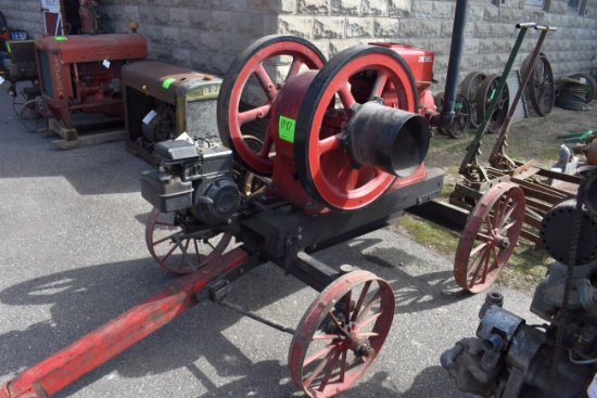 Thermoil Diesel 5HP With Briggs Pony Motor, Older Restoration, SN:5895