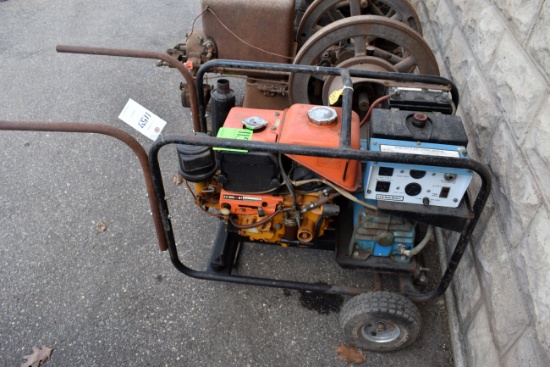Kubota Diesel Generator, On Cart, EA300-NB1 Model, Electric Start