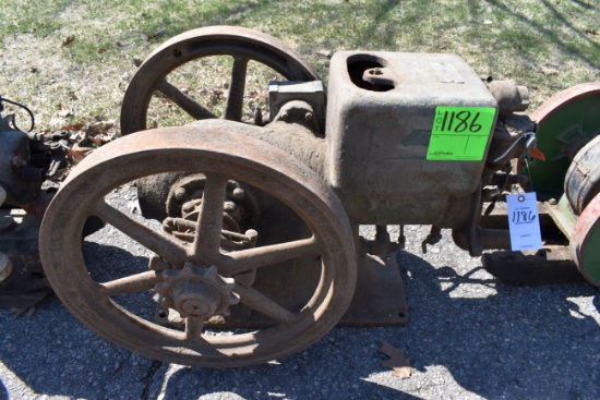 International Model M 3Hp Gas Engine, Wico Mag, Motor free, Original Condition, Plug, SN:W35165