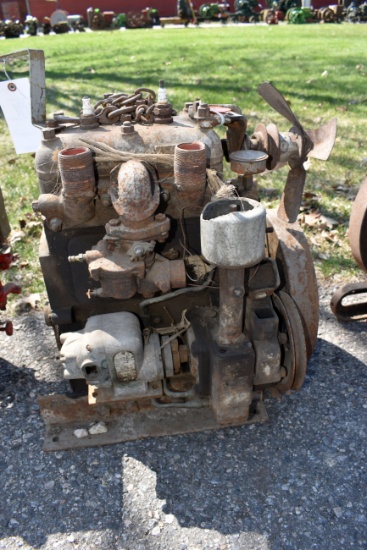 Continental 2 Cylinder Gas Engine, Motor Free, Mag, Plugs, SN:306