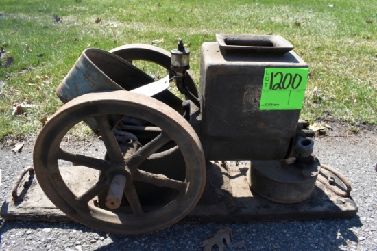 Stover 1.5HP Gas Engine, No Battery, Oiler, Fuel Tank, Motor Free, SN:81308