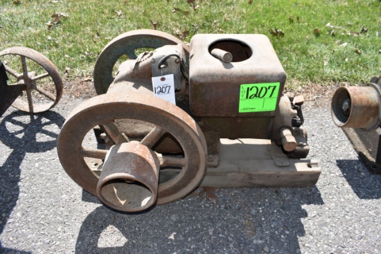 Fairbanks Morse 3 Hp Gas Engine, Model Z, Mag, Plug, Fuel Tank, SN;918990