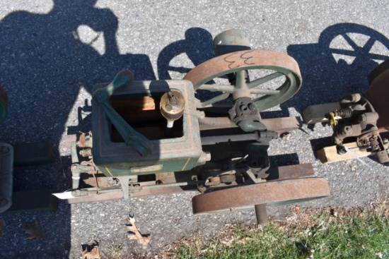 Nelson 2Hp Gas Engine, Webster Mag, Older Restoration, Water Cooled, No SN