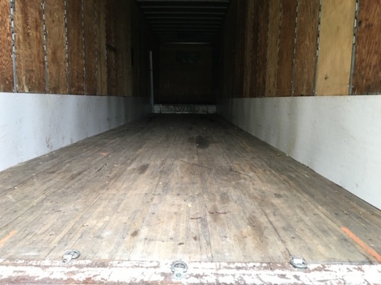 *** 1987 102" X 48' WABASH STEP DECK SEMI DRY VAN TRAILER