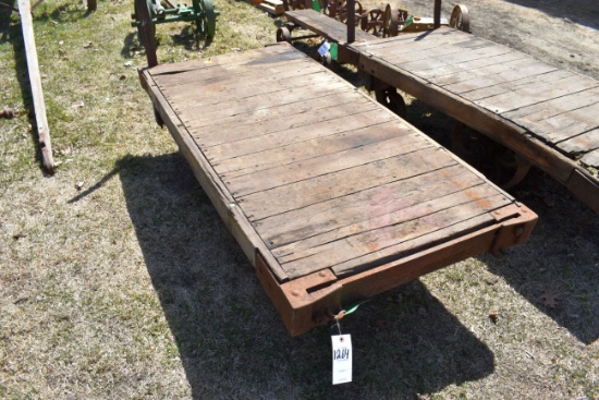 36''x71'' Railroad Cart On Casters