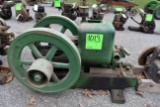 T&M Nelson Bros, 2.5HP Gas Engine, Upside Down Mag, Old Restoration, With Oiler
