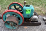 R&V (Root & Vandervoort) 1.5Hp Gas Engine, Oiler, SN:SR59336