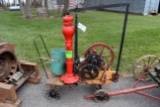 Aeromotor 8 Cycle pump jack engine, gas Engine With pump Jack On Steel Cart, Oiler,