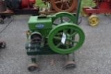 Lindsay Alamo 1.5Hp Gas Engine, Restored, On Steel Wheel Cart, Webster Ign Restored, Oiler,SN:96006,