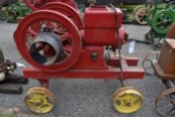 Economy 2.5HP Gas Engine, Webster Mag Restored, Steel Wheel Cart, Oiler, SN:81638