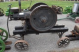 Witte 5HP Diesel Engine, On Steel Wheel Cart, SN:D284