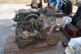 Witte 9HP Diesel Engine, Motor Is Stuck, Extra Head, SN:D77760