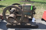 McCormick Deering IH Model M 1.5HP Gas Engine, Plug, Wico Mag, Motor Stuck, SN:W69483