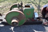 Fuller Johnson 2HP Gas Engine, Mag, Plug, Oilers, Motor Free, Older Restoration, SN:175895