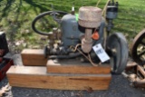 Gray 2 Cylinder Boat Motor, Restored, Motor Free, Plugs,