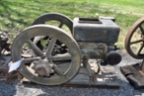 Lansing 1.5Hp Gas Engine, Spark Plug, Wico Mag, Motor Free, Fuel Tank, SN:108081