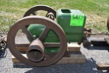 John Deere 1.5HP Gas Engine, Motor Free, Mag, SN:323616, Older Restoration