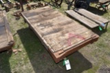36''x74'' Railroad Cart On Casters