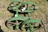 3''x17'' Steel Wheels With Axles For Engine Cart, Heavy Duty