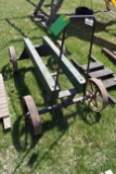 Steel Wheel Engine Cart, 48'' Long