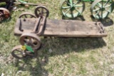 Galloway Steel Wheel Engine Cart, 40'' Long