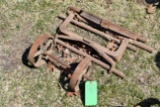Axles For Cart With 1 Set OF Steel Wheels