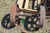 Axle With Steel Wheels