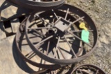 (2) Steel Wheels