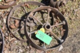 (2) Steel Wheels