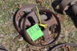 (2) Steel Casters