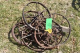 (10) Steel Wheel Barrow wheels