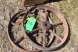 (2) Steel Wheels