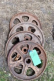 (4) Steel Wheels