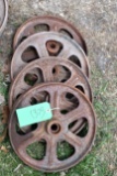 (4) Steel Wheels