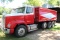 1988 Freightliner Tandem Truck, 3306 CAT Engine, 9 Speed 089477 18’ Steel Box,
