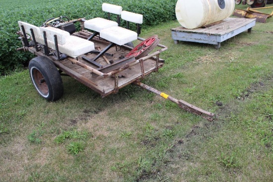 51" X 84" 2 Wheel Trailer, No Title