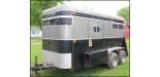 *** 1981 King 13' 2 Horse Bumper Pull Tandem Axle Trailer, Approx. 6' Tack/Sleeping Area,