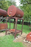 300 Gallon Diesel Barrel On Steel Stand
