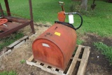 Approx. 50 Gallon Pickup Diesel Fuel Tank With Hand Pump