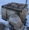 (2) PALLETS RETAINING WALL BLOCKS, VARIOUS COLORS