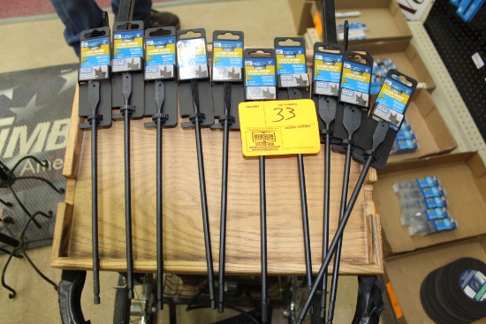 (10) NEW CENTURY SPADE BITS, 1/2" TO 1"