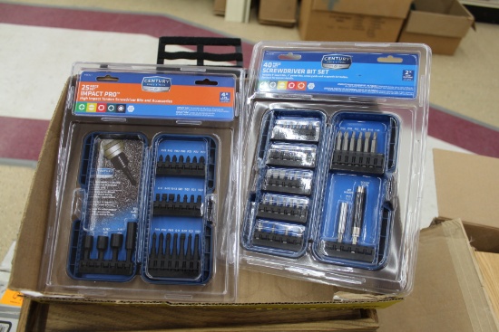 NEW CENTURY 40 PIECE BIT SET, 25 PIECE BIT SET