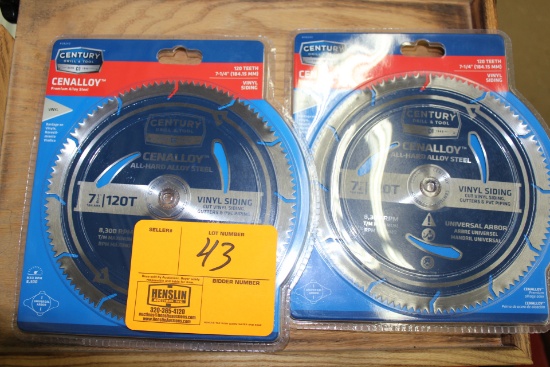 (2) NEW CENTURY VINYL SIDING BLADES