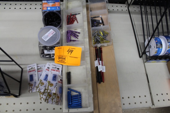 ASSORMENT OF SCREWDRIVER STAR BITS