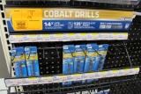 (10) NEW COBALT DRILL 7/32 TO 13/32 WITH RACK