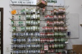 LARGE DISPLAY OF SCREWS, BOLTS, NUTS, WASHERS